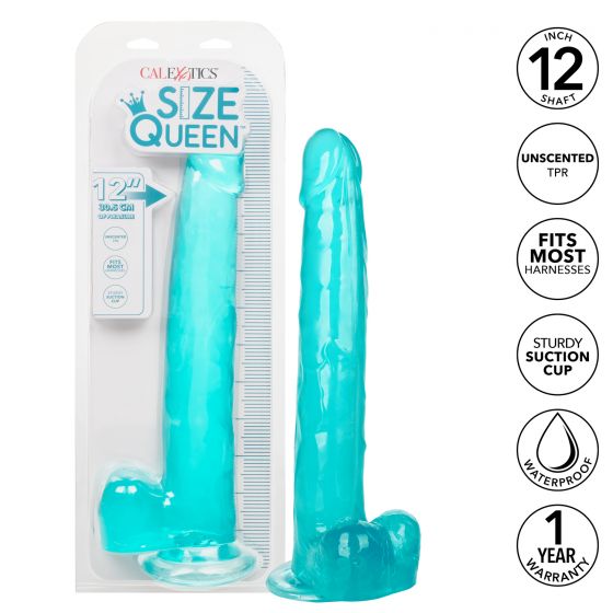 Size Queen 12in Blue