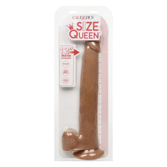 Size Queen 12in Brown