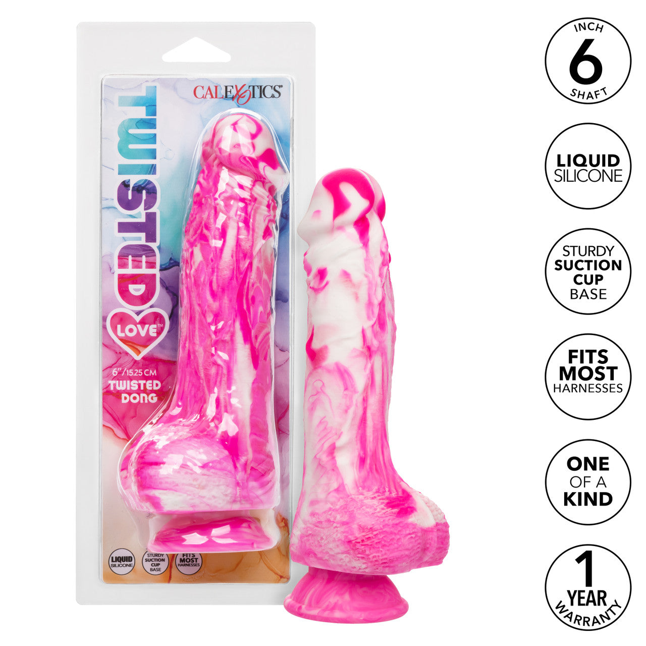 Twisted Love Twisted Dong 6 In Pink