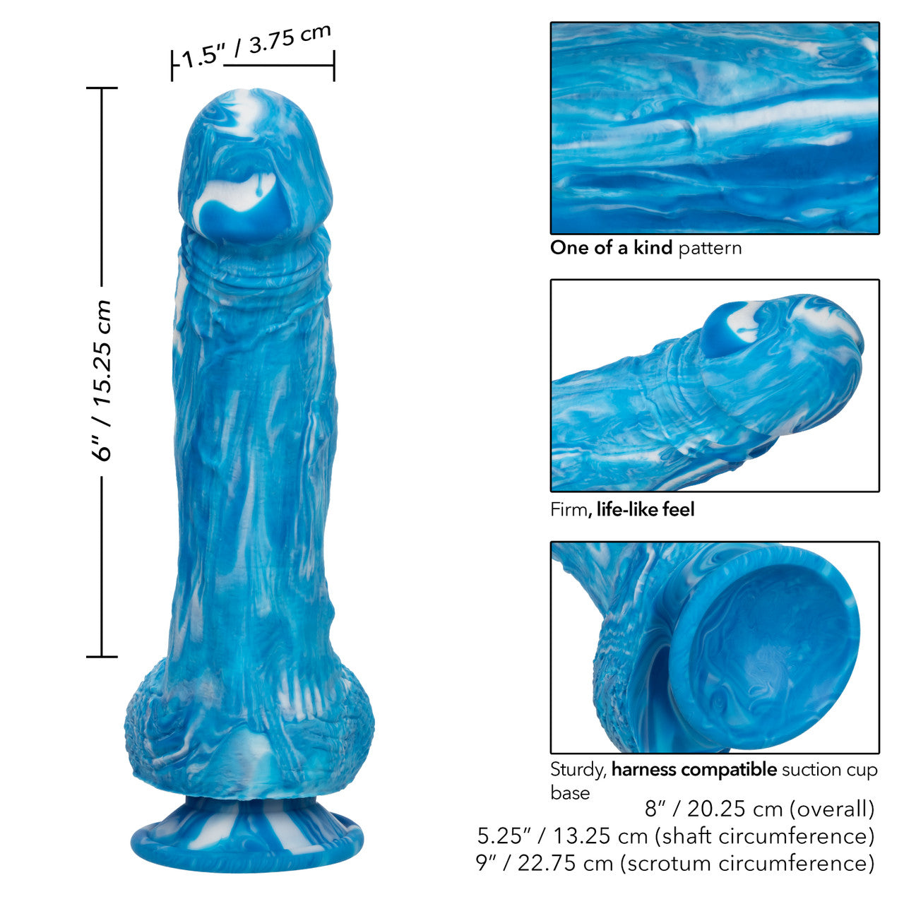 Twisted Love Twisted Dong 6 In Blue