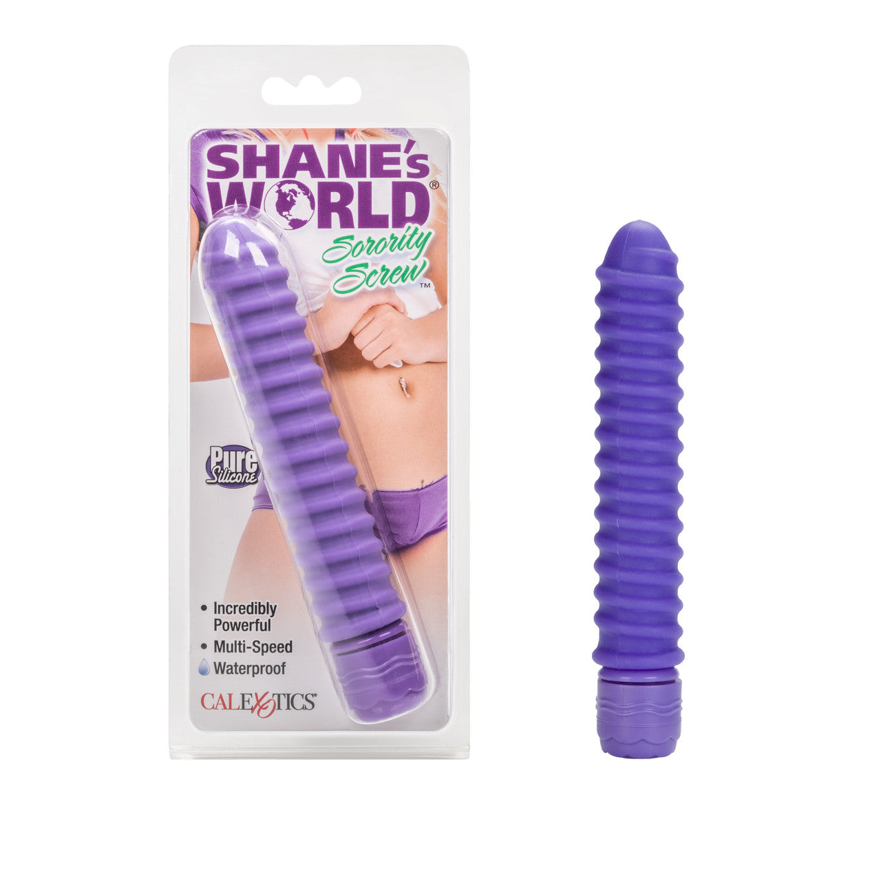 Shanes World Sorority Screw Vibe Silicone Purple