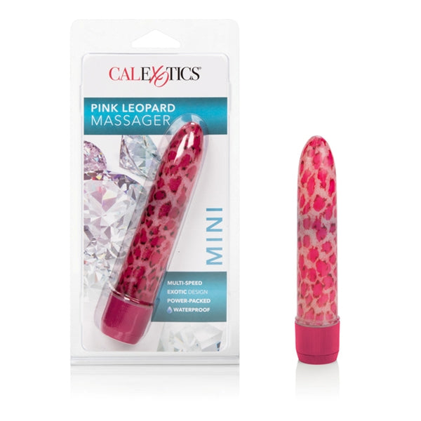 Pink Leopard Massager 4.25 In