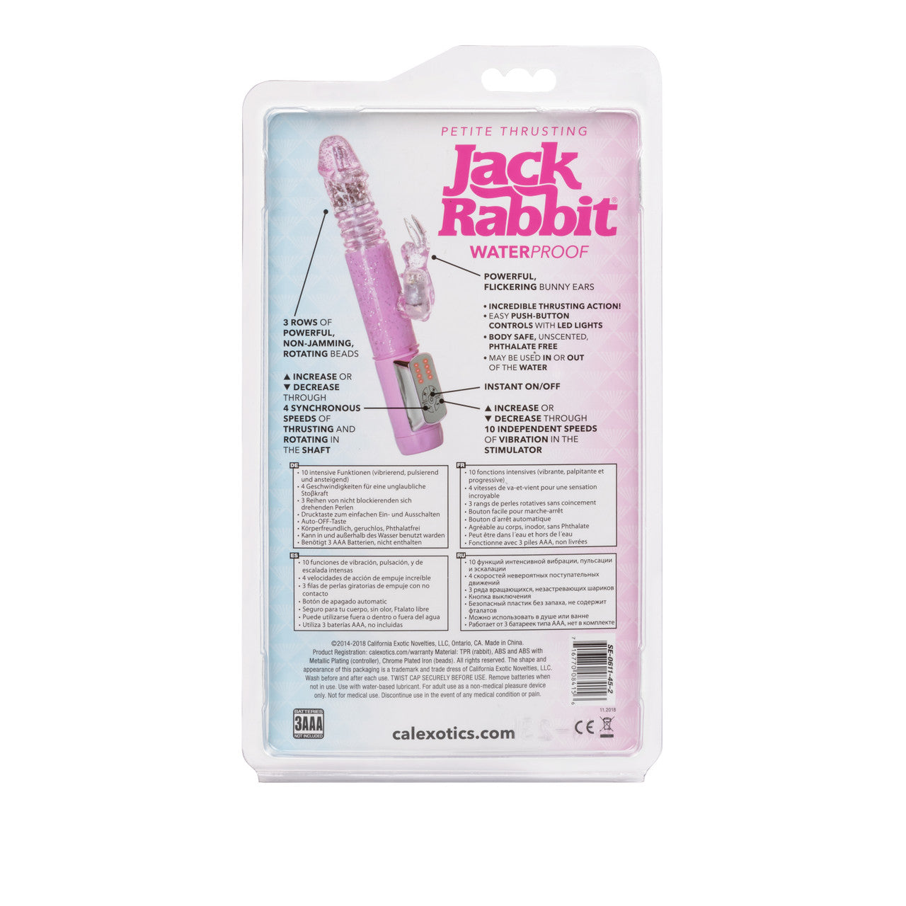 Petite Thrusting Jack Rabbit Pink