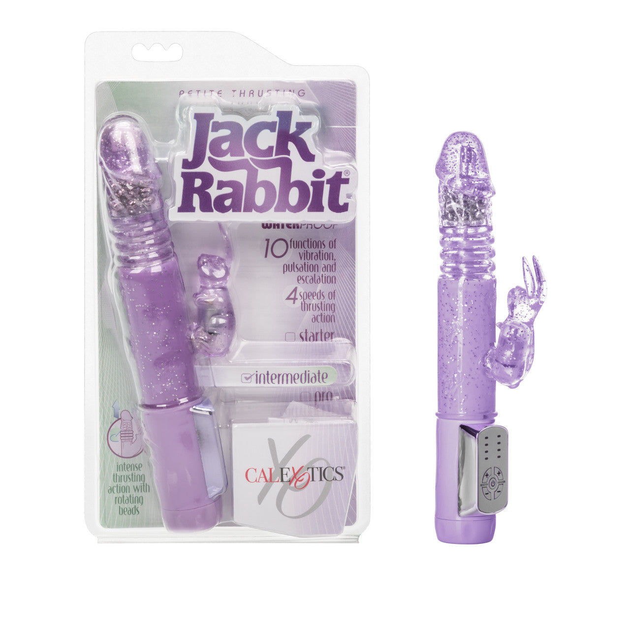 Petite Thrusting Jack Rabbit Purple