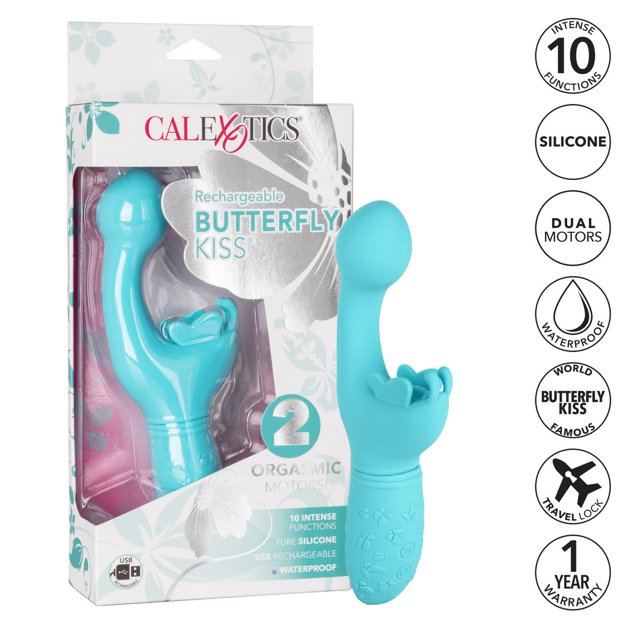 Rechargeable Butterfly Kiss Blue