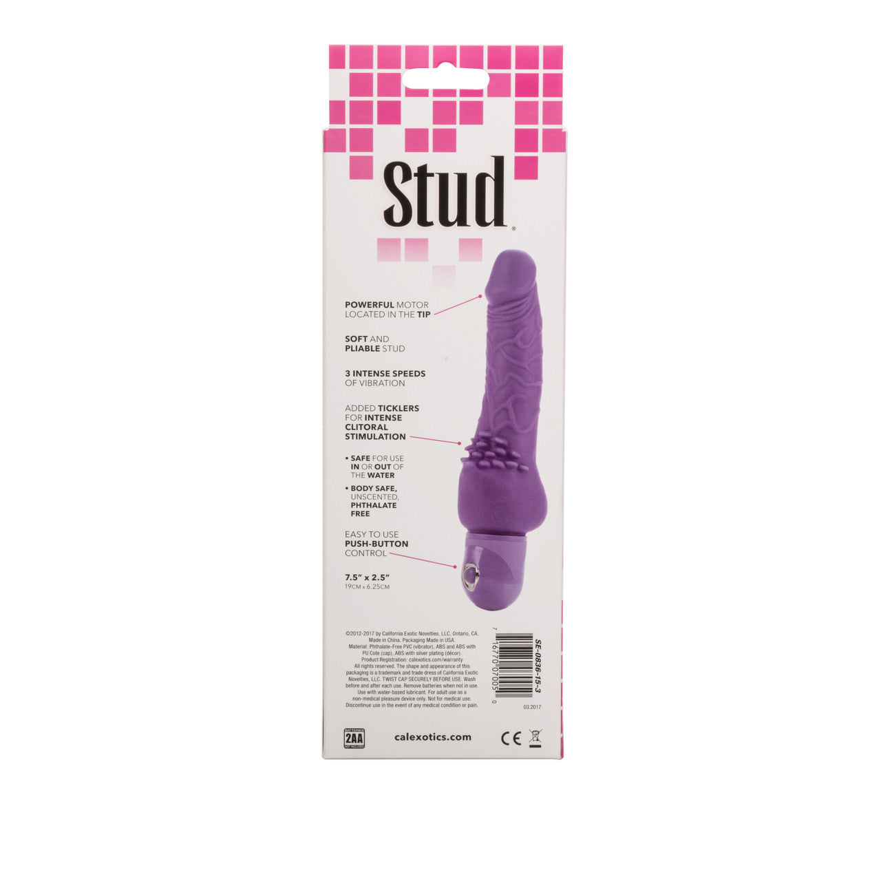 Power Stud Clitterific W/p Purple