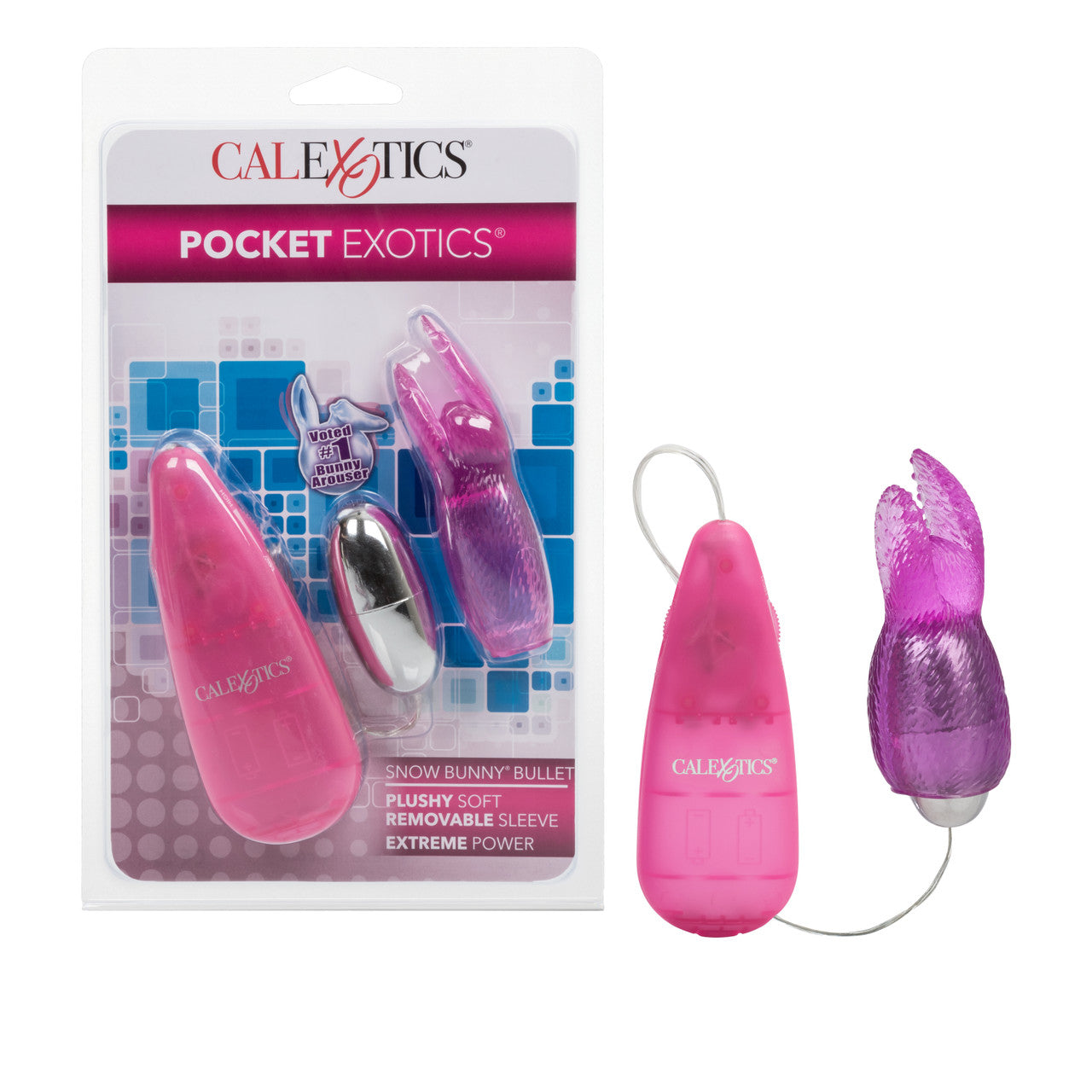 Pocket Exotic Snow Bunny Bullet Pink