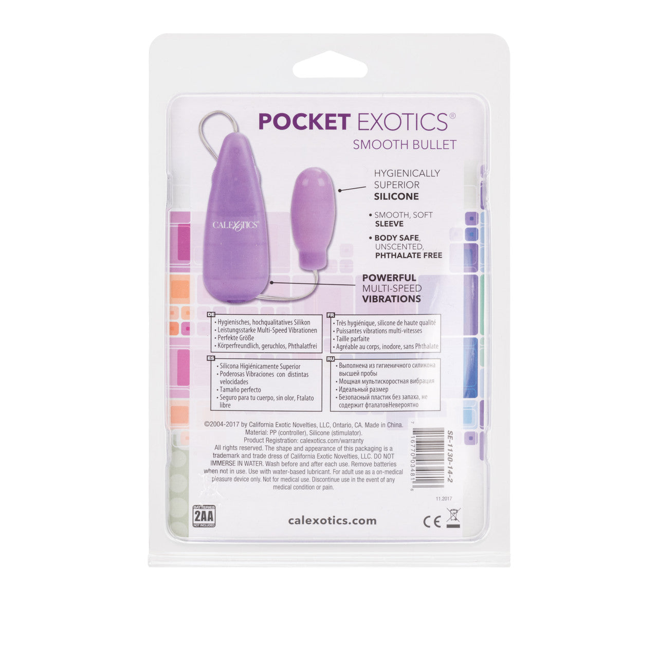 Silicone Slims Smooth Bullet Purple