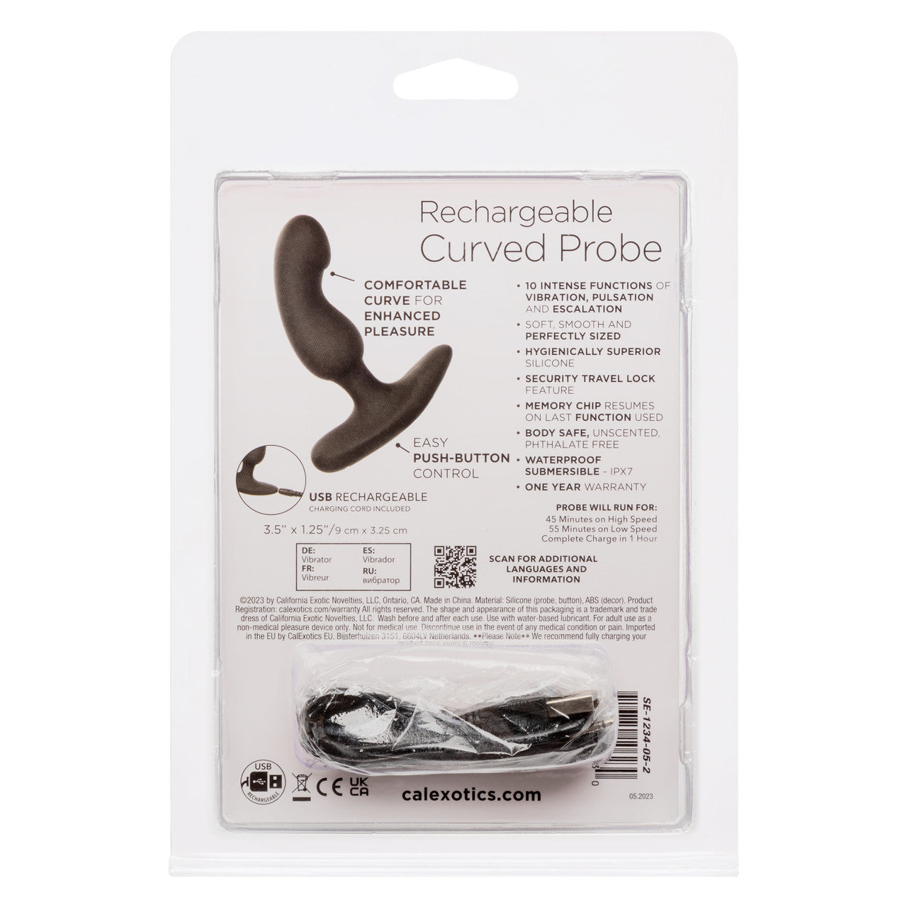 Rechargeable Curved Probe