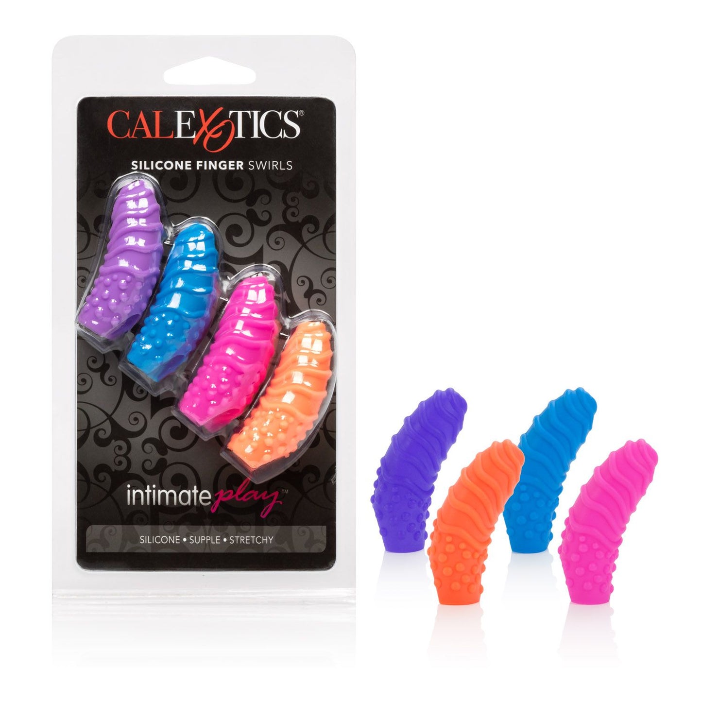 Posh Silicone Finger Teasers Swirl