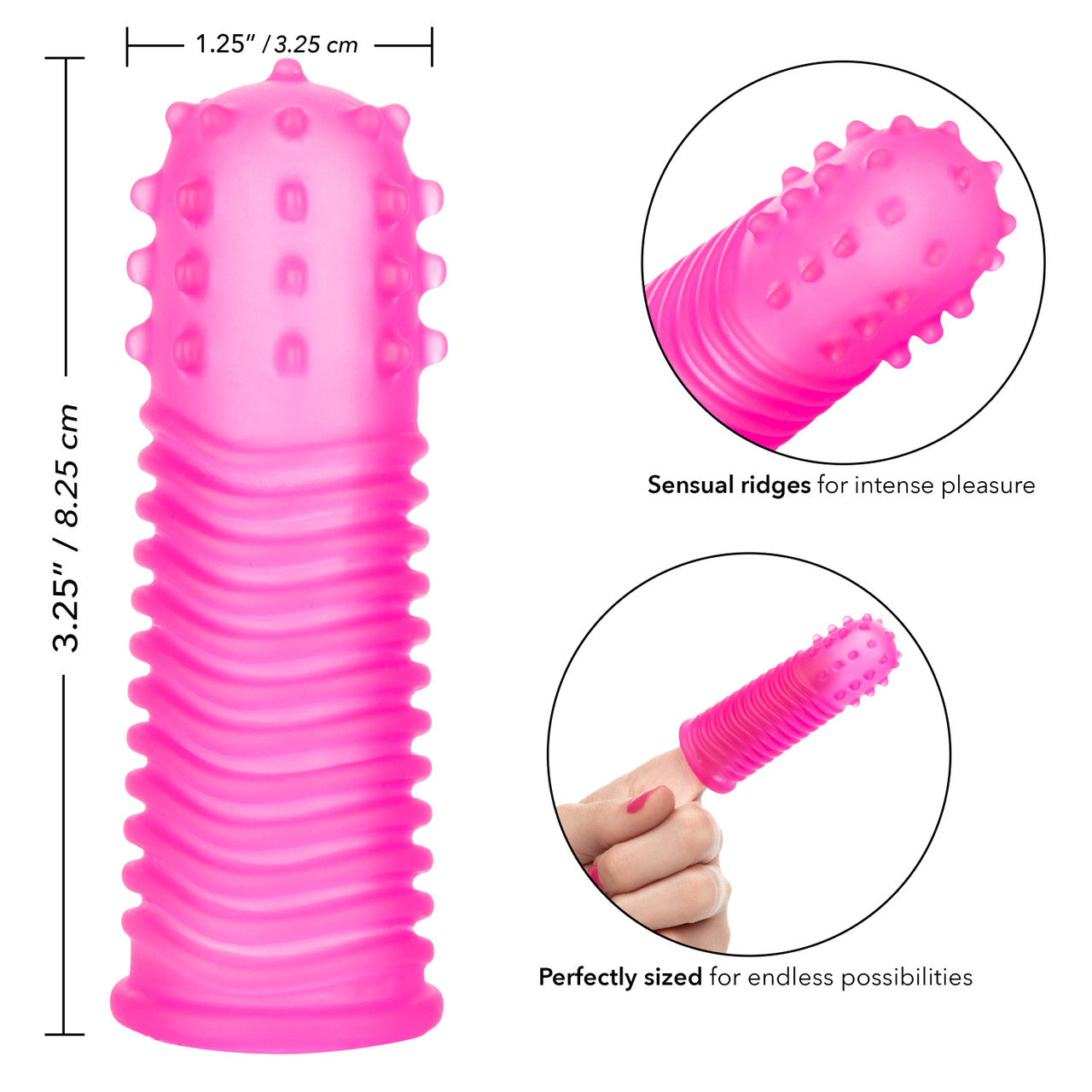 Intimate Play Finger Tingler Pink