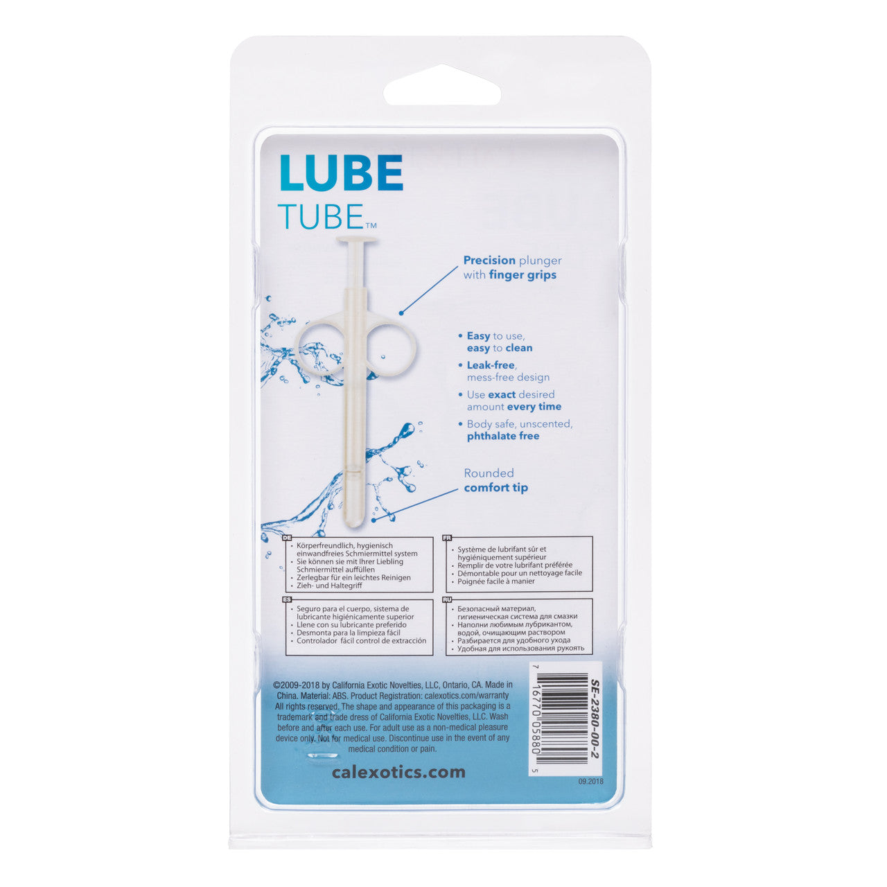 Xl Lube Tube Clear