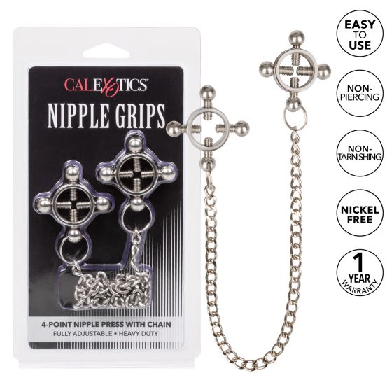 Nipple Grips 4-point Nipple Press W/ Chain