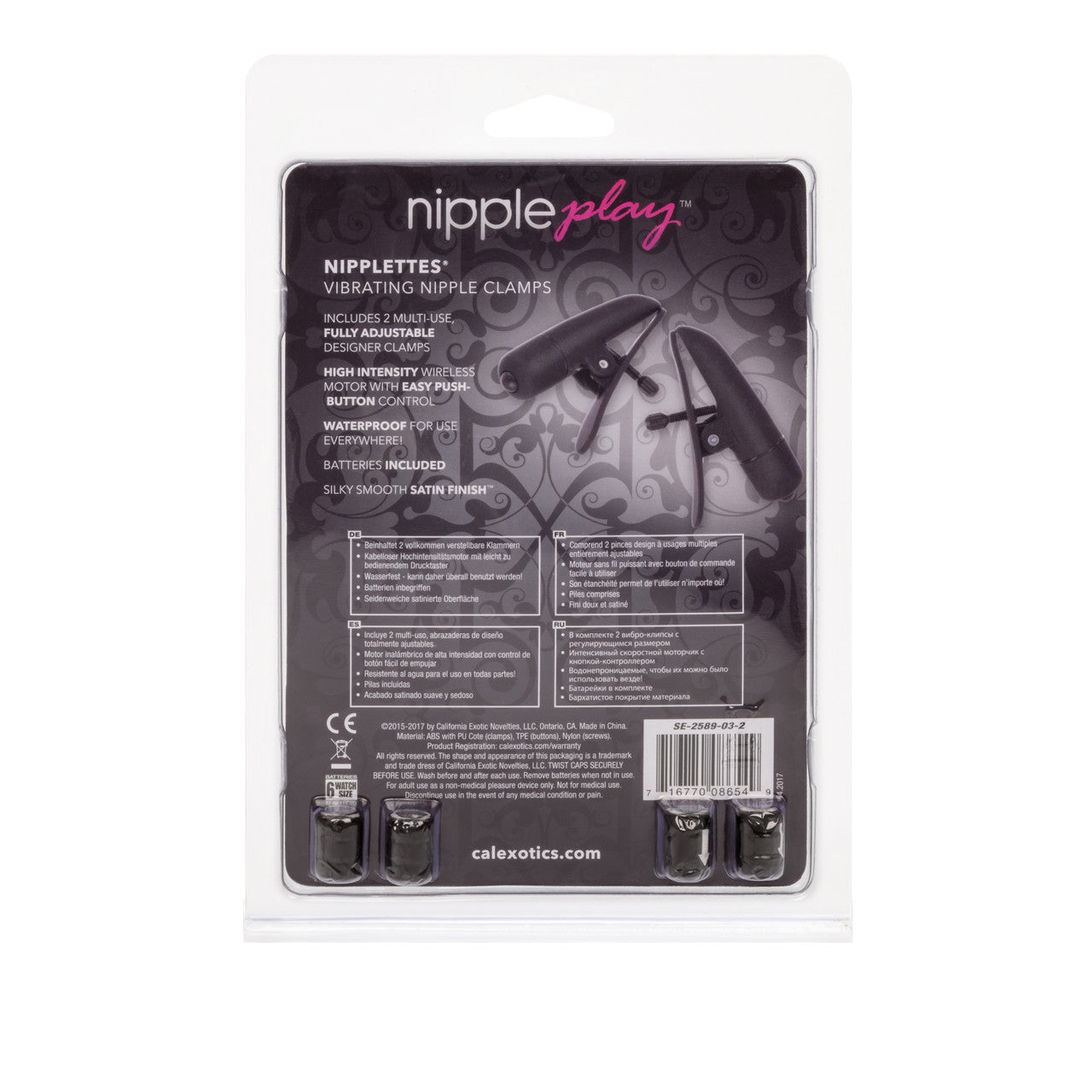 Nipple Play Nipplettes Black