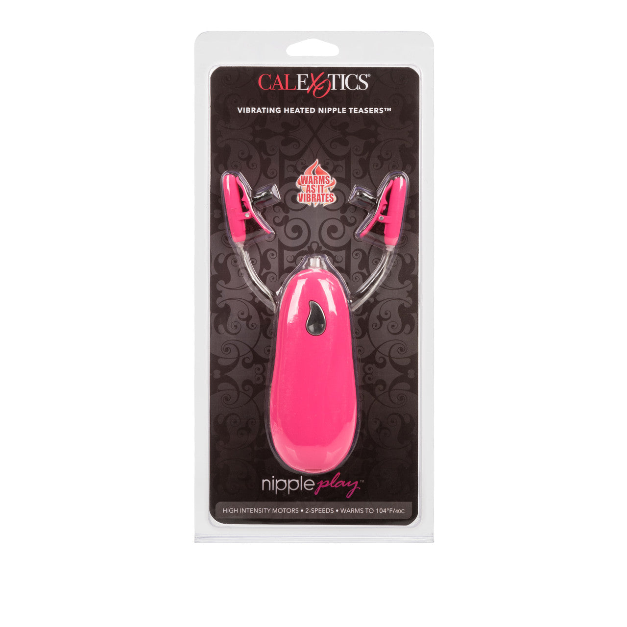 Nipple Play Nipple Teasers Vibrating Heated Pink