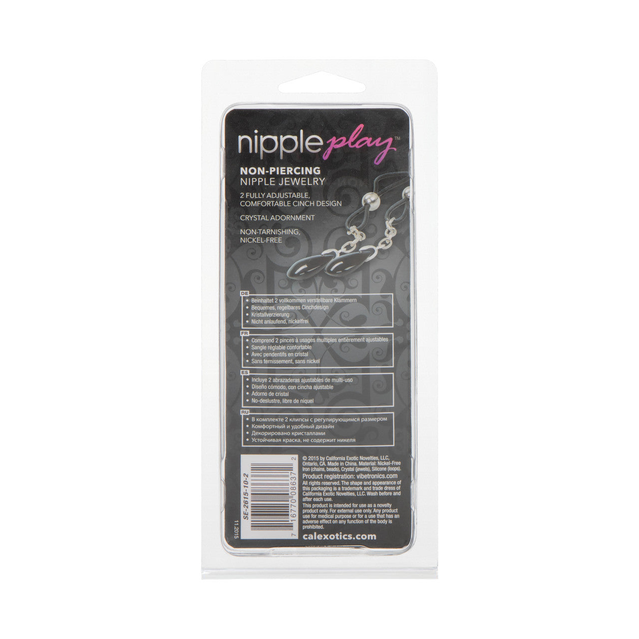 Nipple Play Non Piercing Nipple Jewelry Onyx