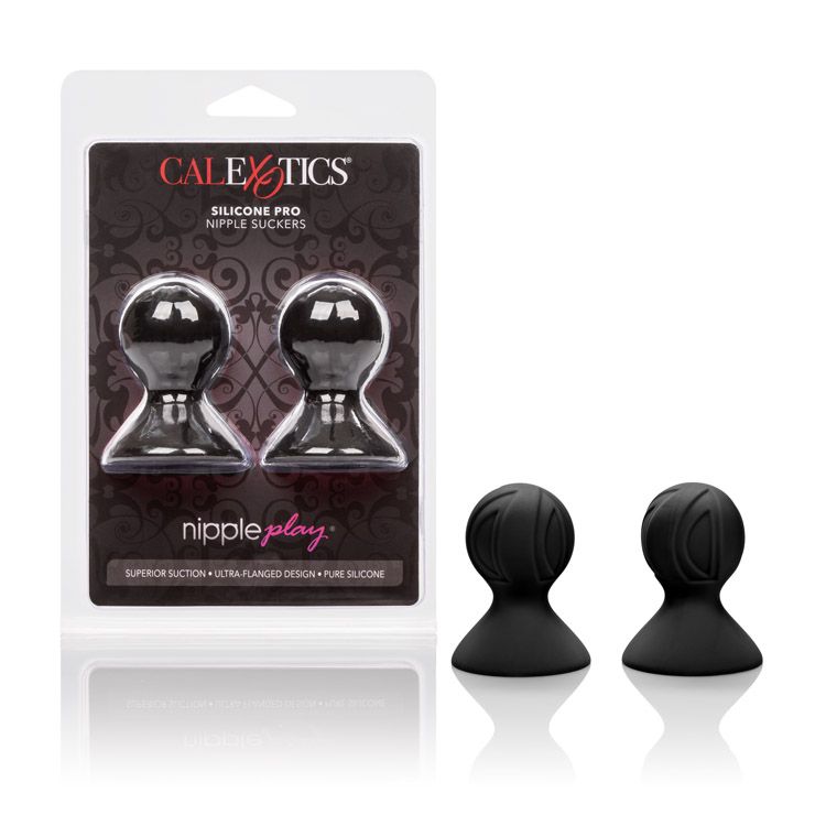 Nipple Play Silicone Pro Nipple Suckers Black