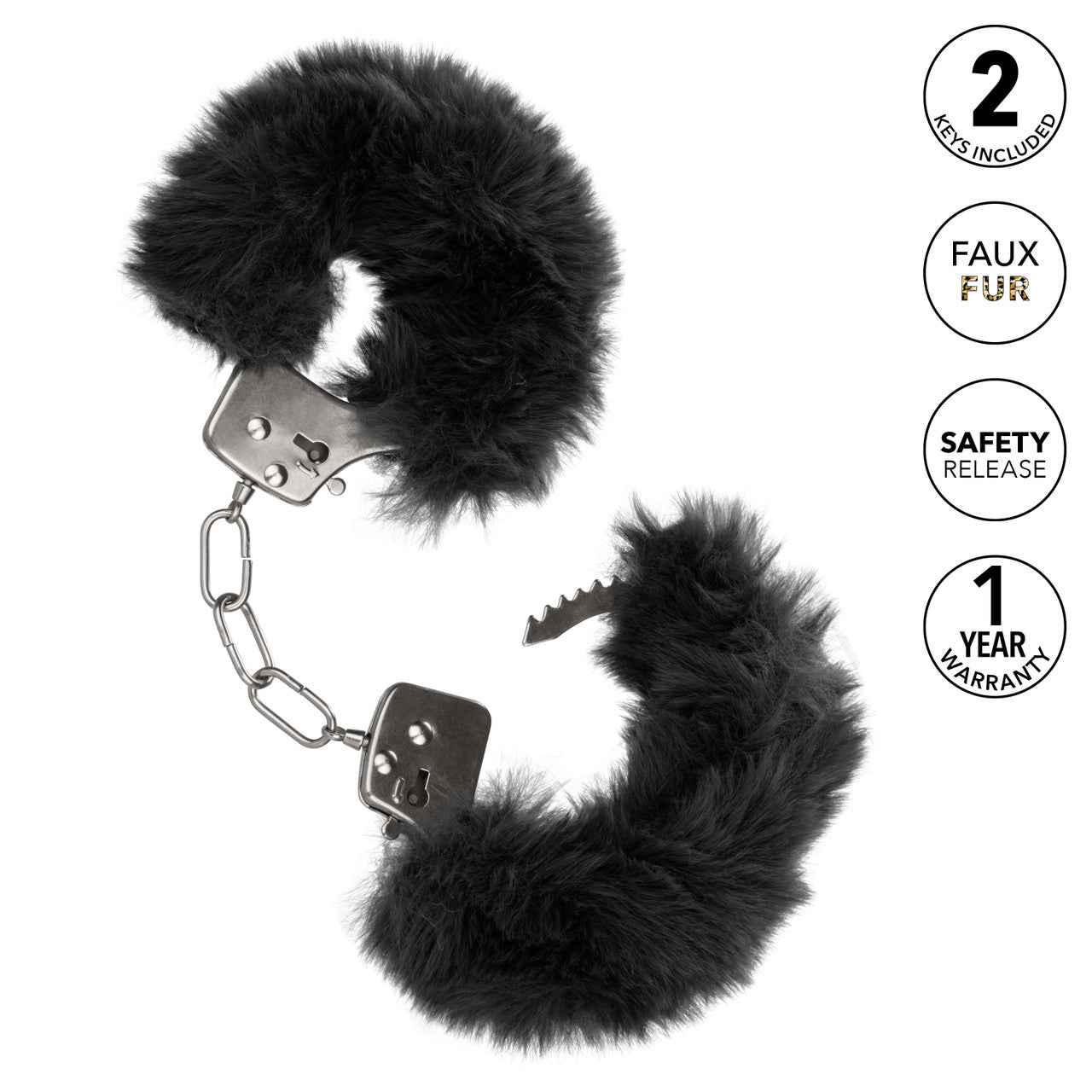 Ultra Fluffy Furry Cuffs Black