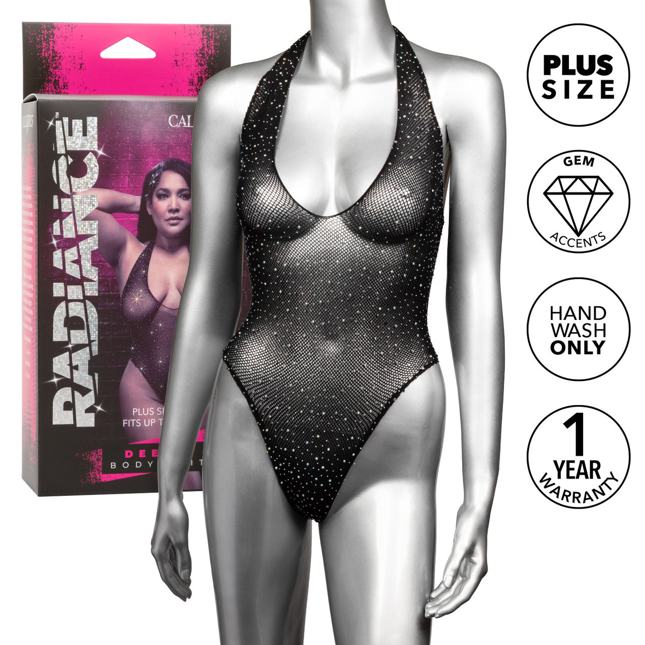 Radiance Plus Deep V Bodysuit