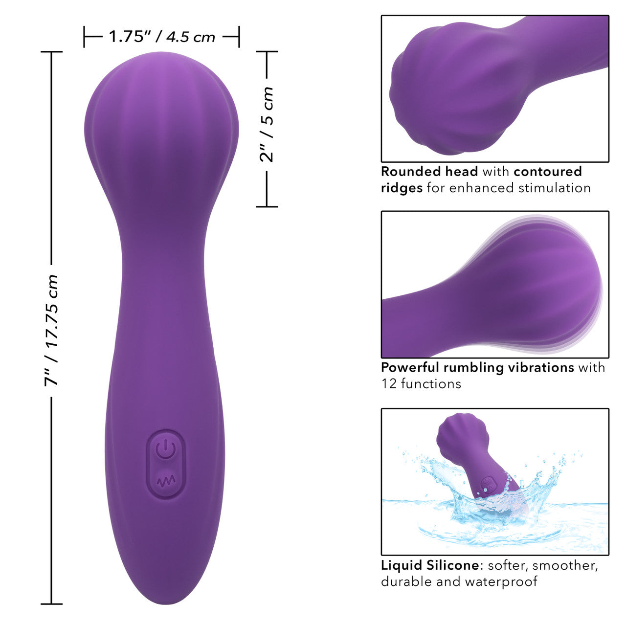 Stella Liquid Silicone O Wand