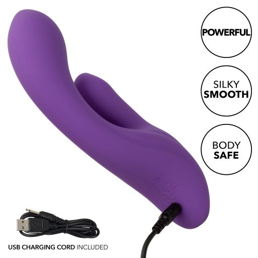 Stella Liquid Silicone Dual Pleaser Purple