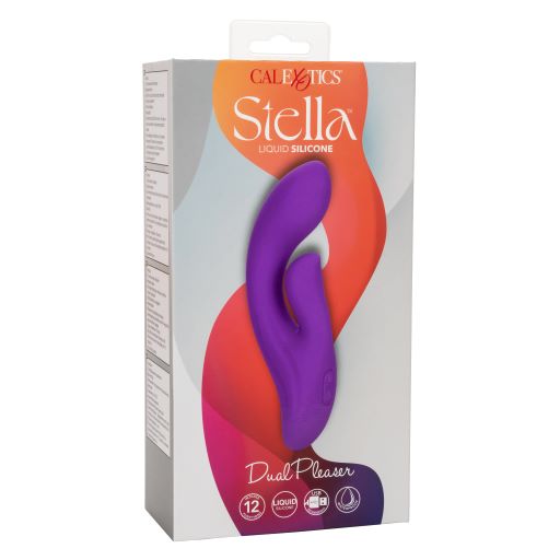 Stella Liquid Silicone Dual Pleaser Purple