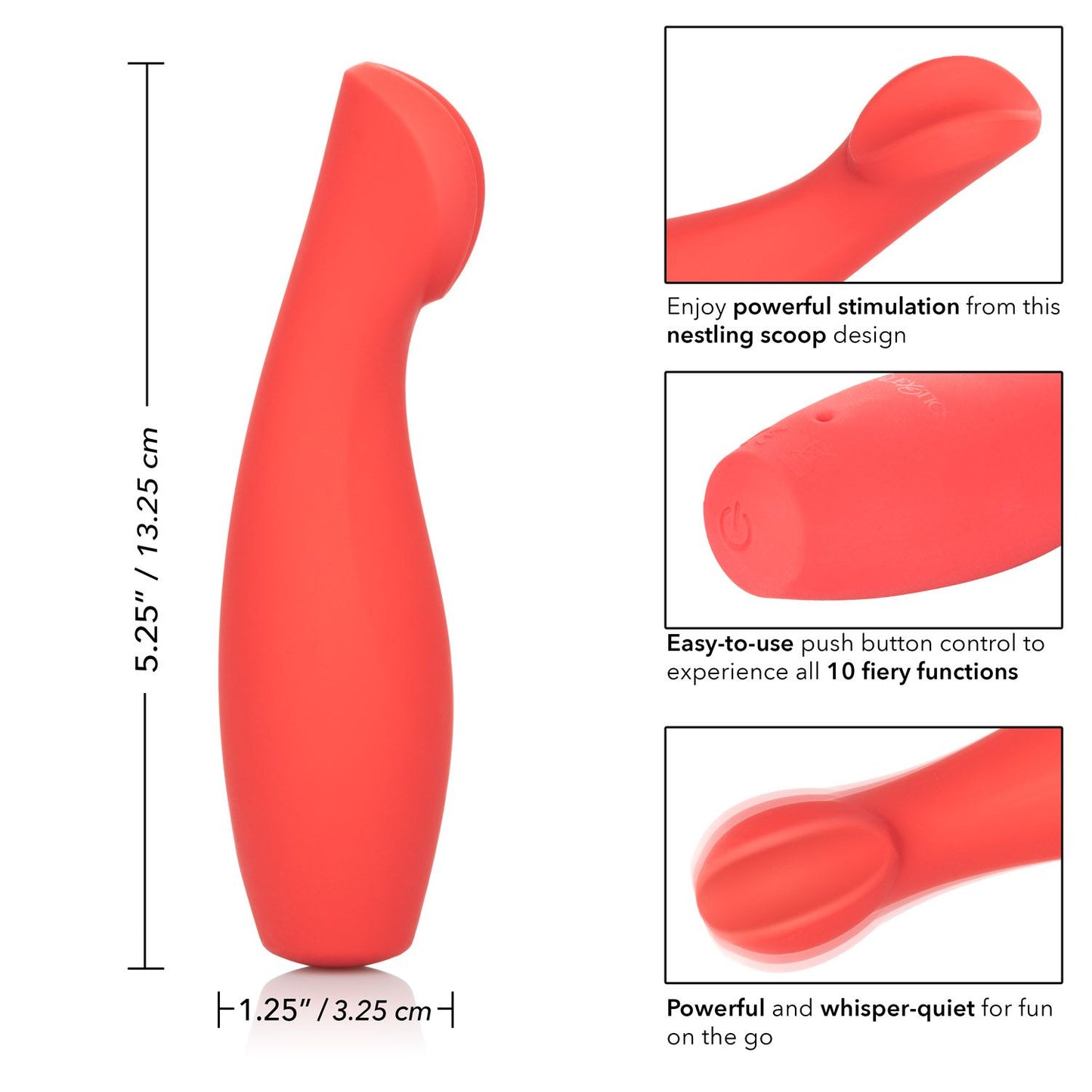 Red Hot Ignite Clitoral Flickering Massager