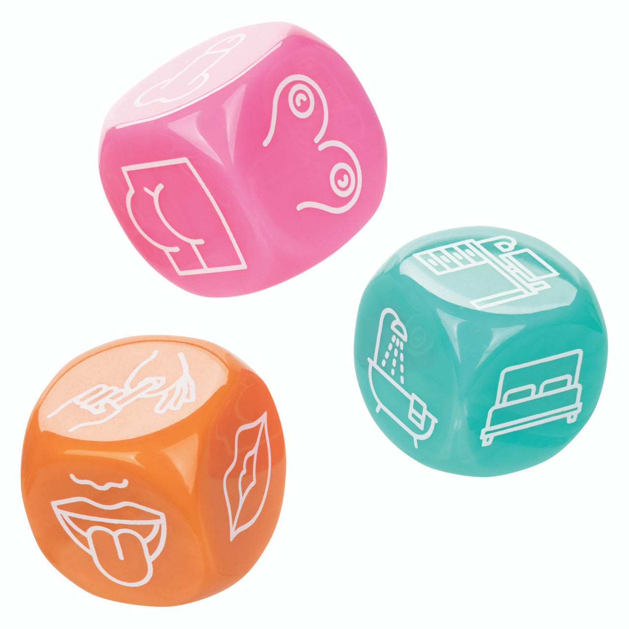 Naughty Bits Roll With It Icon Based Sex Dice