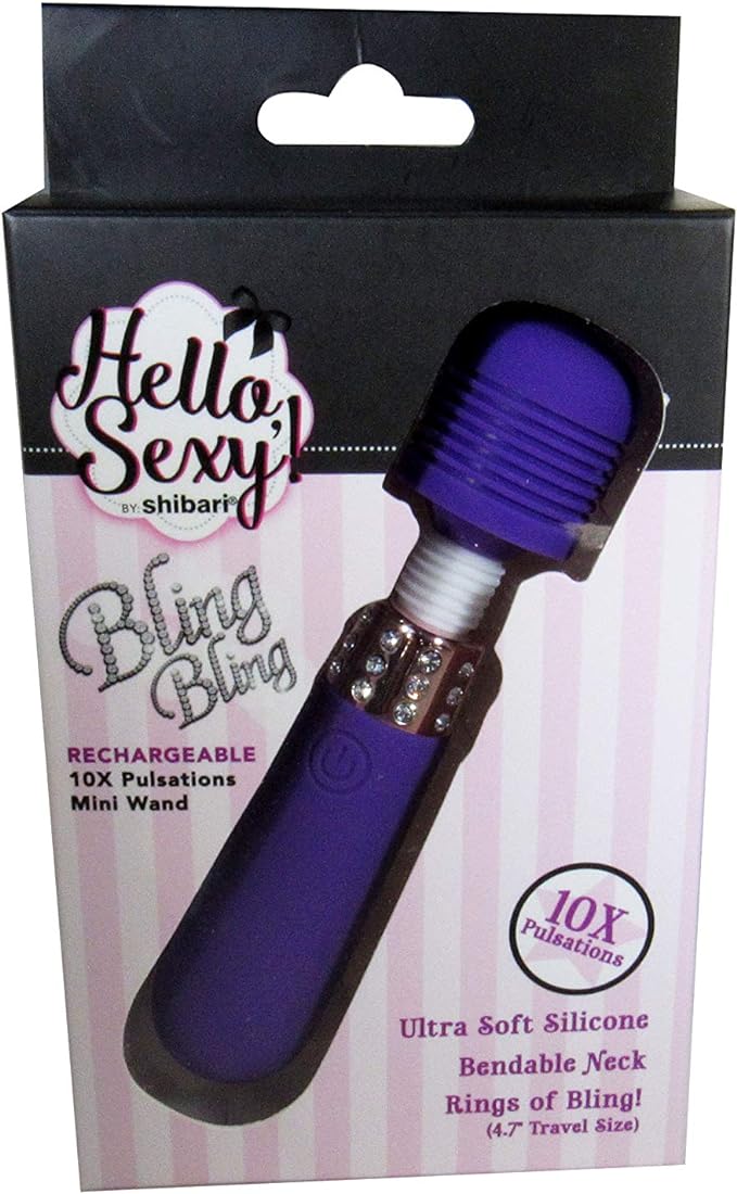 Shibari Sexy! Bling Bling Mini Wand Lilac