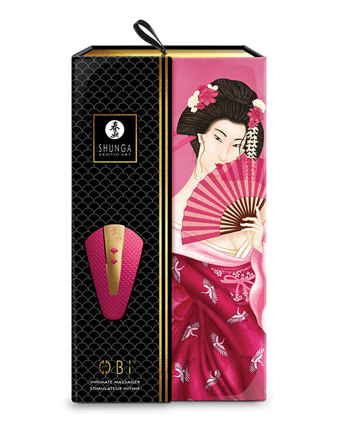 Shunga Obi Intimate Massager Raspberry