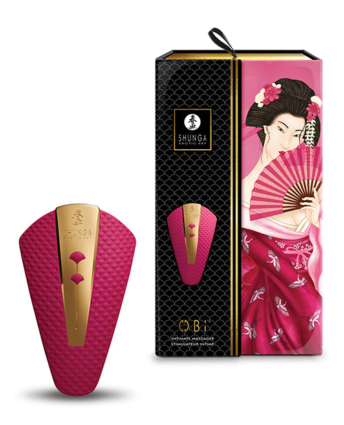 Shunga Obi Intimate Massager Raspberry