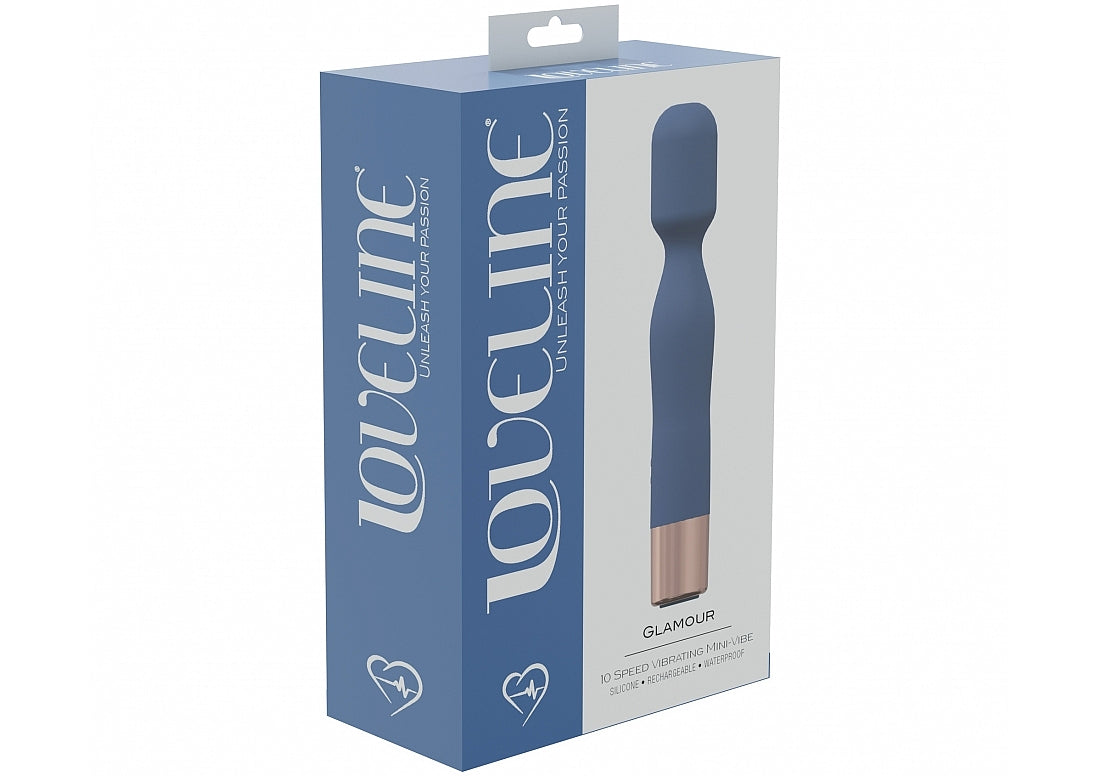 Loveline Glamour Mini Wand Blue