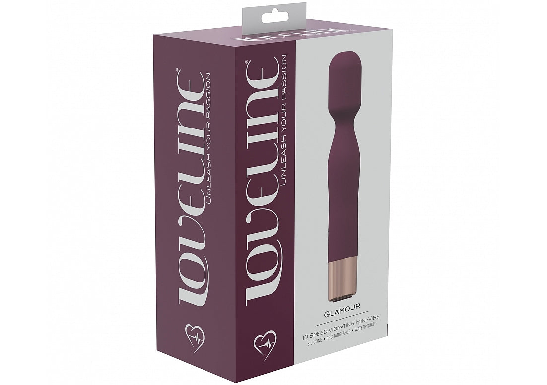 Loveline Glamour Mini Wand Burgundy