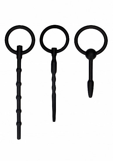 Urethral Sounding Plug Set Black