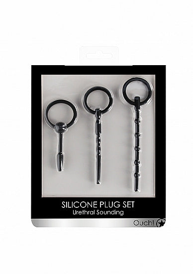 Urethral Sounding Plug Set Black