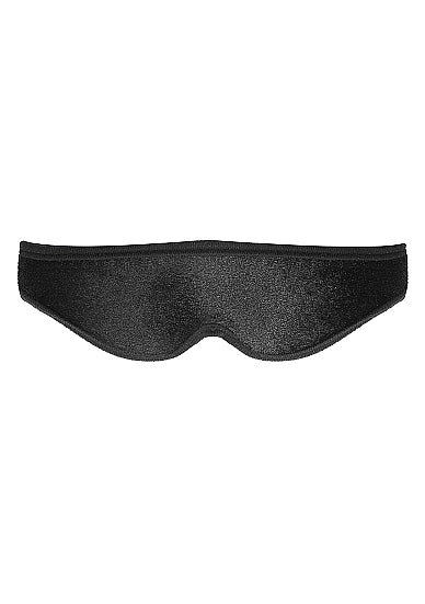 Velvet & Velcro Eye Mask Adjustable Black