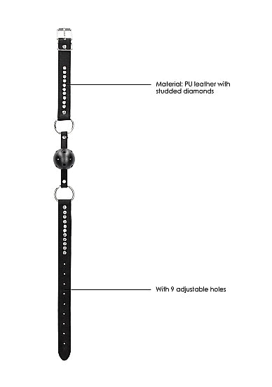 Diamond Studded Breathable Ball Gag