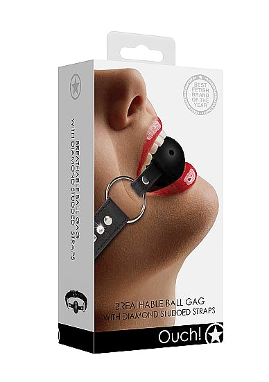 Diamond Studded Breathable Ball Gag