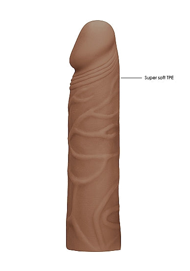 Realrock Penis Sleeve 7in Tan