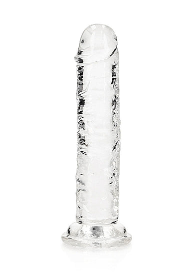 Realrock Straight Realistic 7 In Dildo Transparent