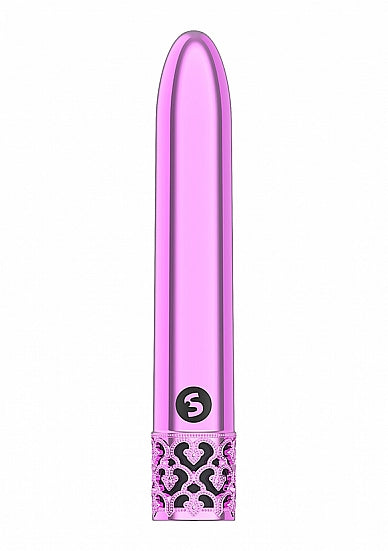 Royal Gems Shiny Pink Abs Bullet Rechargeable