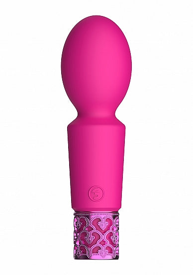 Royal Gems Brilliant Pink Rechargeable Silicone Bullet