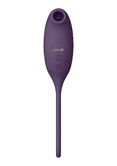 Vive Quino Air Wave/vibrating Egg Vibrator Purple