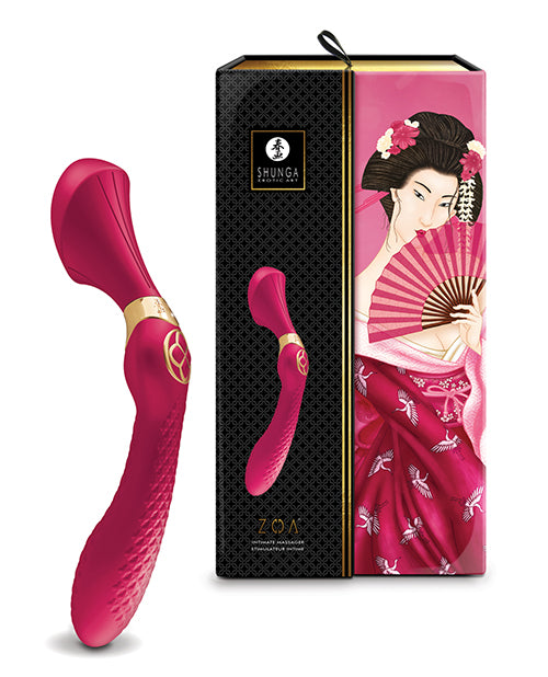 Shunga Zoa Intimate Massager Raspberry