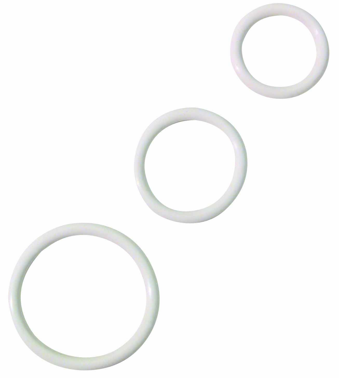 Soft C Ring Set White