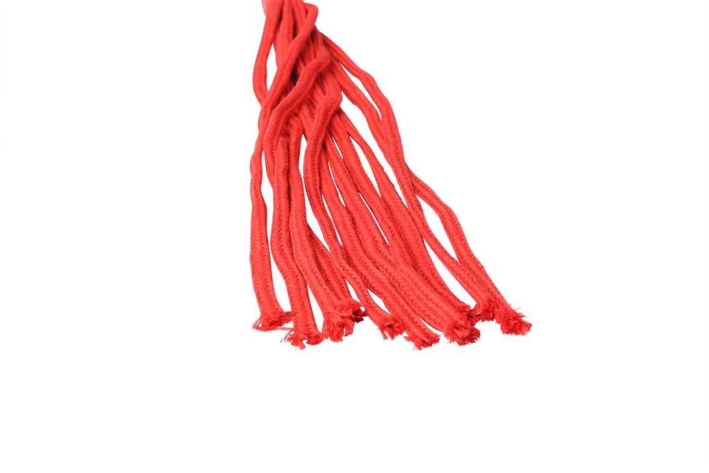 Sex & Mischief Red Rope Flogger