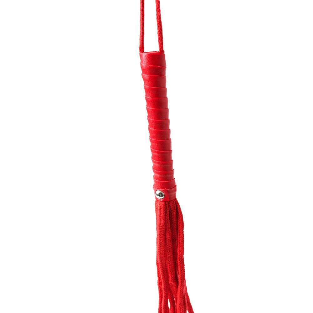 Sex & Mischief Red Rope Flogger