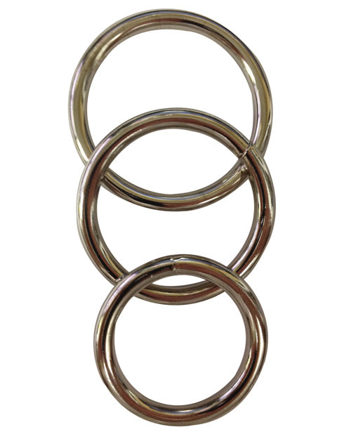 Seamless Metal O Ring 3 Pack 1.5/ 1.75" / 2" "