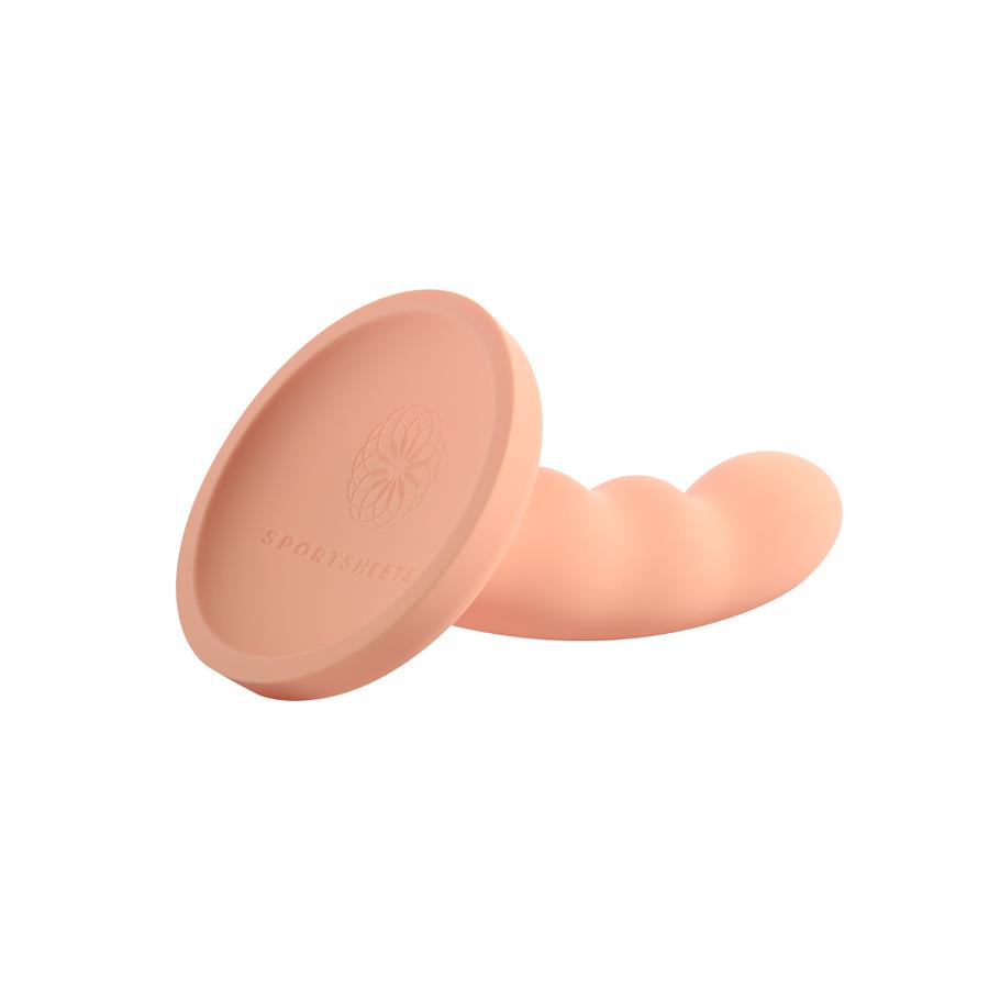 Ren 6in Silicone Dildo Peach