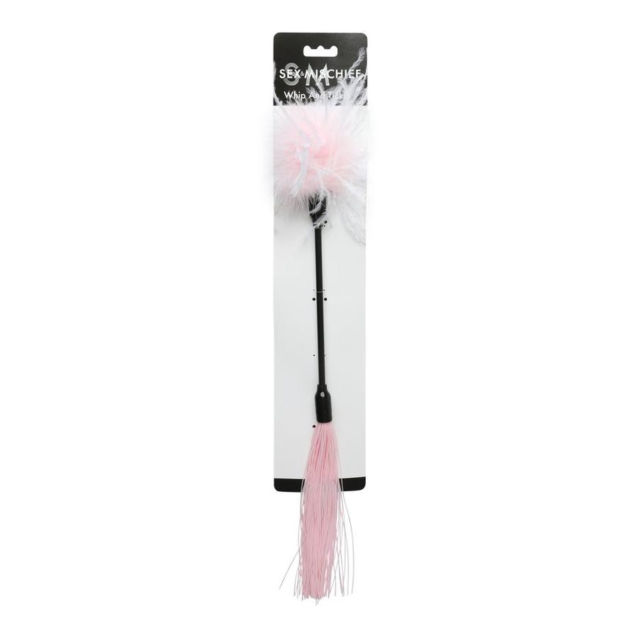 Sex & Mischief Whipper Tickler Pink & White